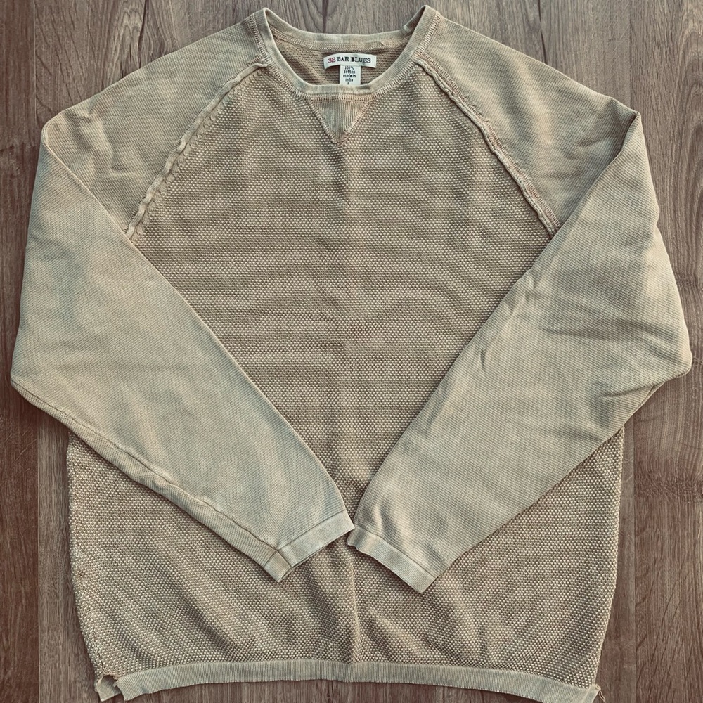 Golden Yellow 32 Bar Blues Men's Large Long Sleeve Shirt/Sweater